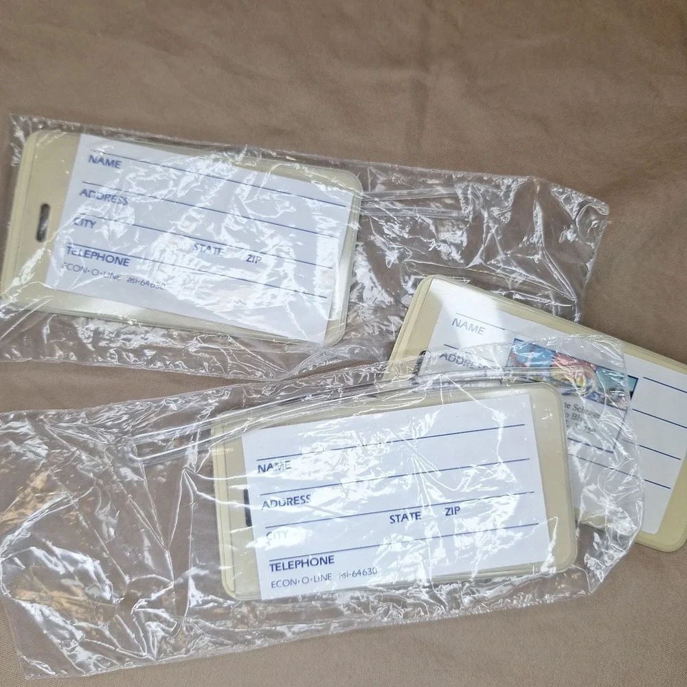 3 Alan Jackson Fan Club Luggage Tags Y2K Wildhorse Saloon Nashville Memorabilia